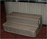 Step 'n Stow 6130337 Concept 1 Spa Steps - Smoke Gray