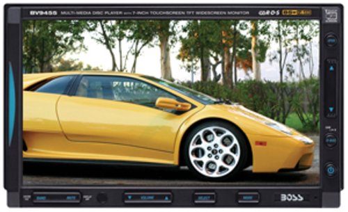 Boss Audio Systems BV9455 In-Dash Double-DIN DVD/MP3/CD AM/FM Receiver with 7 inch Widescreen Touchscreen TFT Monitor with USB Port and SD Memory Card Ports