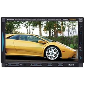 Boss Audio Systems BV9455 In-Dash Double-DIN DVD/MP3/CD AM/FM Receiver with 7 inch Widescreen Touchscreen TFT Monitor with USB Port and SD Memory Card Ports