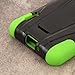 Empire MPERO IMPACT X Series Kickstand Case for LG Optimus F3 - Retail Packaging - Black/Neon Green