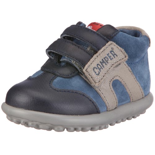 Camper Pelotas XL Unisex - Kinder Stiefel 90125-001, Glattleder EU 19 blau (K.Denim,Mord.Ladur/Xlite Cemento)