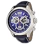 Invicta Men's 0146 II Collection Chronograph Blue Leather Watch