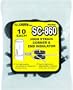 Fi-Shock SC-860 Black High Strain Corner and End Insulator, 10-Per Bag