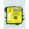 Fi-Shock SC-860 Black High Strain Corner and End Insulator, 10-Per Bag