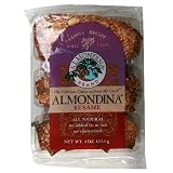 Almondina Almond Cookies, Sesame, 4-Ounce Package (Pack of 7)