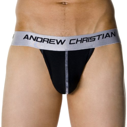 Shock Jock Jock, Black, Large