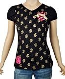 Fitted Top with Stylized Neckline and Puffed Sleeves by Rocawear