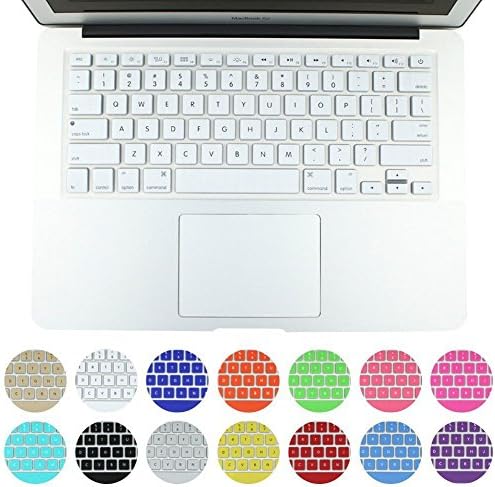 Elecitizon Silicone Keyboard Cover Skin For MacBook Air 11" -White