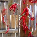 Outdoor Living : Chili Pepper Acrylic Chime - Wind Chime