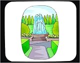 Decorated Mouse Pad with steps image