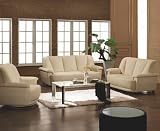 Diamond Natural Leather Sofa & Love Seat