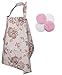 SHaaSHaa bundle Nursing Cover with Nursing Pads (two pairs, white and pink)