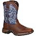 Durango Baby DWBT052 Western Boot, Dark Brown/Blue, 9 M US Toddler