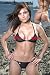 Black Striped G-String Thong Bikini
