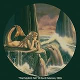 THE DOLPHINS TALE David Delamare Mermaid Art Print