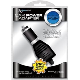 PSP Car Power Adapter Black