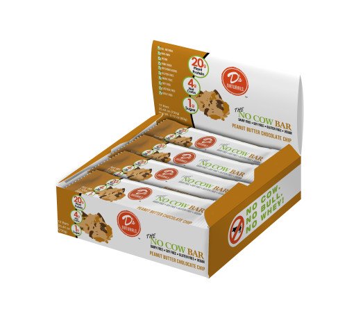 :D's Naturals No Cow Bar Peanut Butter Chocolate chip - 12 -2.12 oz bars (25.44 oz total) :D's Naturals No Cow Bar Peanut Butter Chocolate chip - 12 -2.12 oz bars (25.44 oz total)