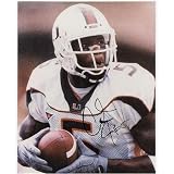 Andre Johnson Autographed Miami Hurricanes (White Jersey) 8x10 Photo