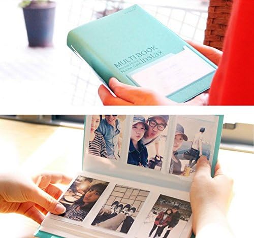 LifeGlow Crafts™ 64/84 Pockets Photo Album for Mini Fujifilm Instax Mini 8 7s 25 50s 90 Polaroid &amp; Name Card-Set of 4 (JL-033-84P)