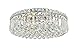Elegant Lighting V2030F20C/SS Maxime - Six Light Flush Mount, Crystal Style Options: Clear Swarovski Elements