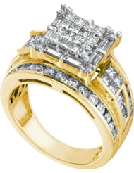 2.00CTW DIAMOND INVISIBLE RING