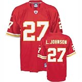 Larry Johnson "Repli-thentic" NFL "Stitched-on Name and Number" EQT Jersey