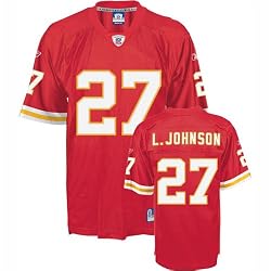 Larry Johnson "Repli-thentic" NFL "Stitched-on Name and Number" EQT Jersey