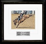 Calgary Stampede 100th Anniversary - 16" x 20" Bronco Ride with plate - NHL Dinner Sets