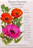 51bslIEPrHL. SL160  Oriental Poppy Seeds