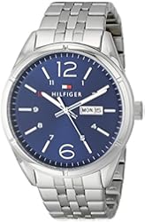 Tommy Hilfiger Men's 1791061 Analog Display Quartz Silver Watch
