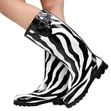 NB9202 Zebra Mid-Calf Rain Boot BLACK