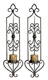 Uttermost 30 by 6-1/2 by 8-Inch Privas Wall Sconces, Set of 2