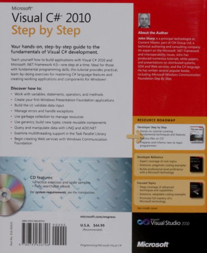 Microsoft Visual C# 2010 Step by Step Book/CD Package (Step by Step (Microsoft))