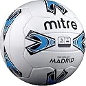 Mitre Madrid 18p Football  - White  Size 4