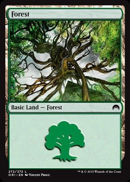 Magic: the Gathering - Forest (272/272) - Origins - Foil