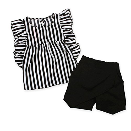 2pcs Toddler Baby Girls Kids Dress T-shirt Tops+Pants Summer Clothes Outfits Set