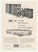 1955 IBM 650 Computer Data Processing for Food Chain Print Ad