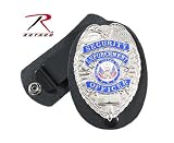 1133 BADGE HOLDER CLIP-ON W/ SWIVEL SNAP / LEATHER