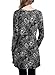 BAISHENGGT Women's Flared Comfy Loose Fit Tunic Top Large Black