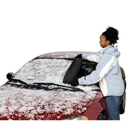 Classic Accessories Black and Silver Auto Windshield Cover