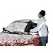 Classic Accessories Black and Silver Auto Windshield Cover