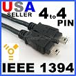 FoliumCEI Premium IEEE 1394 Firewire 400 iLink Cable 4 Pin to 4 Pin Length 6FT for PC Mac DV 6 Foot 6 Feet NOTE: Buy ONLY From Amazon Seller FOLIUMCEI for Genuine FOLIUMCEI Product