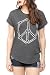 Bones Peace Sign T-Shirt Top