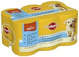 Pedigree Canned Puppy Food in Jelly 6 x 400 g (Pack of 4, Total 24 Cans)