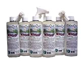 OdorOut-222 Premier Natural and Safe Pet Odor and Organic Stain Remover (6 - 16oz Spray Bottles With 3 Sprayers)