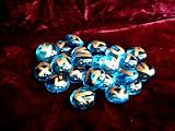 Happiness and Healing Blue Rune Stone Set