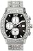 Men's Stainless Steel Swarovski Crystal Dress Watch Chronograph