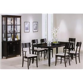 8-Piece Dining Room Furniture Set in Rich Cappuccino - Coaster