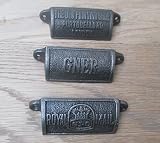 IRONMONGERY WORLDﾂｮ CAST IRON KITCHEN CABINET CUPBOARD CHEST DRAWER CUPBOARD CUP CUPPED PULL HANDLE 