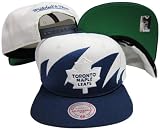 Toronto Maple Leafs Mitchell & Ness Snapback Adjustable Plastic Snap Back Hat / Cap